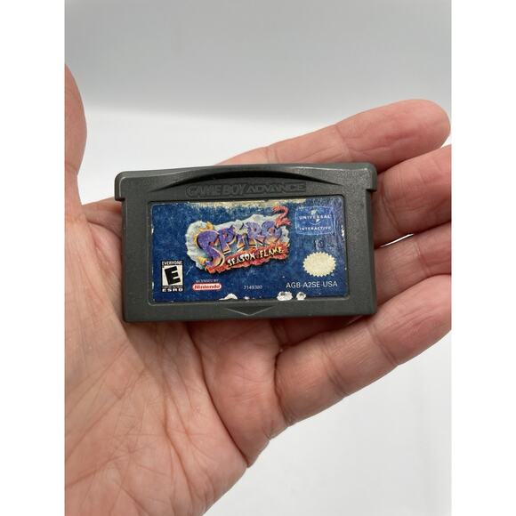 Spyro 2: Season of Flame (Nintendo Game Boy Advance, 2002) GBA Tested - Picture 1 of 3